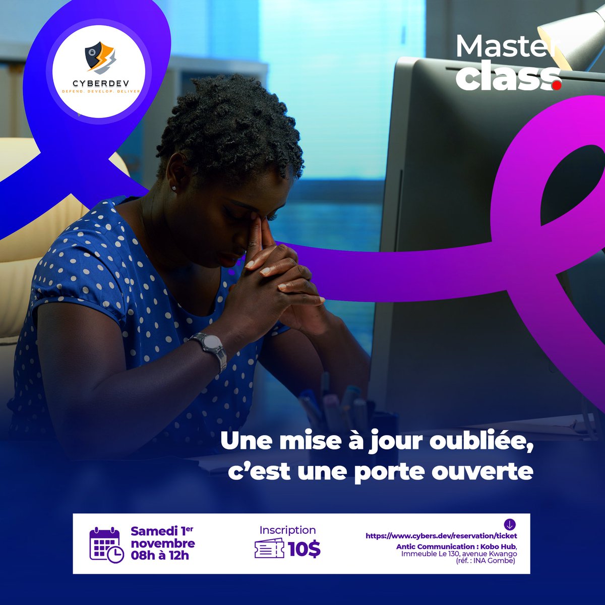 CyberDev2025's tweet photo. Une mise à jour négligée, c’est une porte ouverte aux pirates. 🔓
Anticipe, protège, sécurise.

📅 1er nov | 08h–12h
📍 Kobo Hub – Gombe
💵 10 $ → https://t.co/jVR0SuLxFu

#CyberSécurité #CyberDev #DigitalDefense #SécuritéNumérique https://t.co/3wze8Optsp
