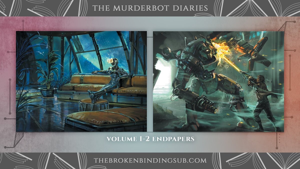 binding_broken's tweet photo. It has been such an honour to have been able to work on this fantastic series!

Volume 1-2 will contain All Systems Red, Artificial Condition, Rogue Protocol and Exit Strategy.
Volume 3 will contain Fugitive Telemetry and System Collapse. https://t.co/GH4kEMz2Lv
