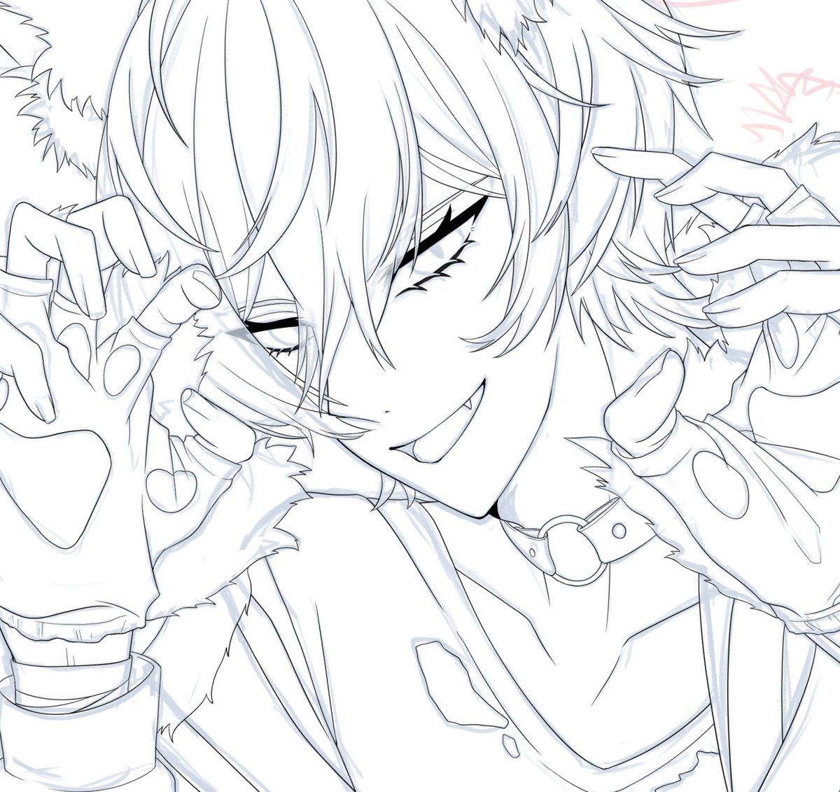 去年は吸血鬼だったけど今年は…？？
#wip  #絵描きさんと繋がりたい  #絵描きさんフォロバ１００