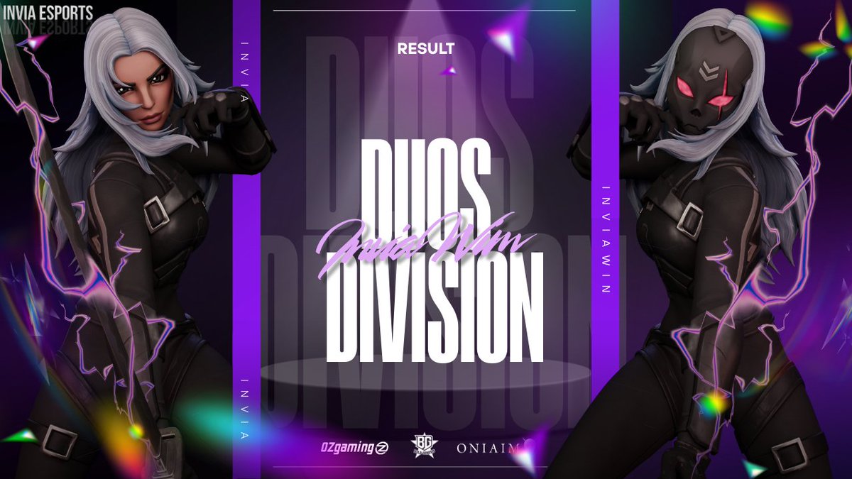 Invia_FN's tweet image. Duos Division 2
【Result】
#7 drop  @rDropfnx_
Division 1へ昇格です!引き続き応援をよろしくお願いいたします!💎 
Duos Ranked Cup (Battle Royale)
【Result】
#11  D介パイセン @trancer_d
  
congratulation💎