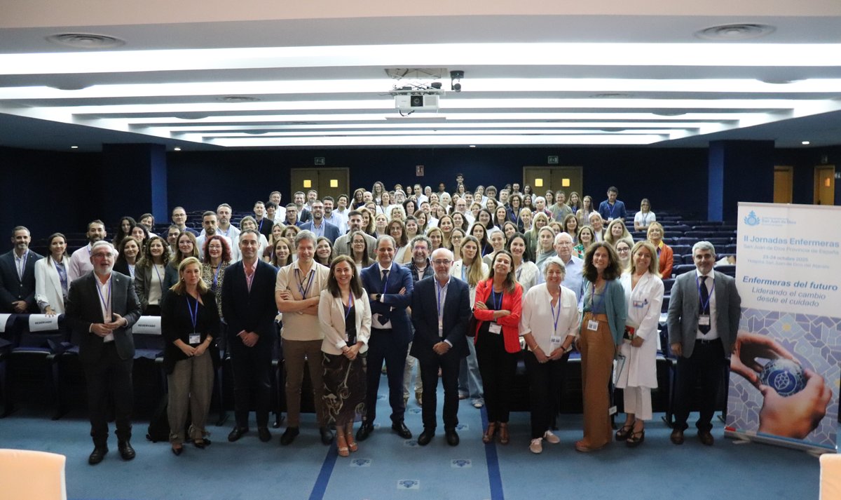 👥Más de 120 expertos y responsables de enfermería de toda España se han reunido esta semana en el @hsjd_aljarafe en las II Jornadas Enfermeras <a href="/OHSanJuandeDios/">San Juan de Dios España</a> para abordar retos y desafíos de la #enfermería del futuro ⬇️
sjd.es/la-enfermeria-…
#SanJuandeDios #SomosSJD