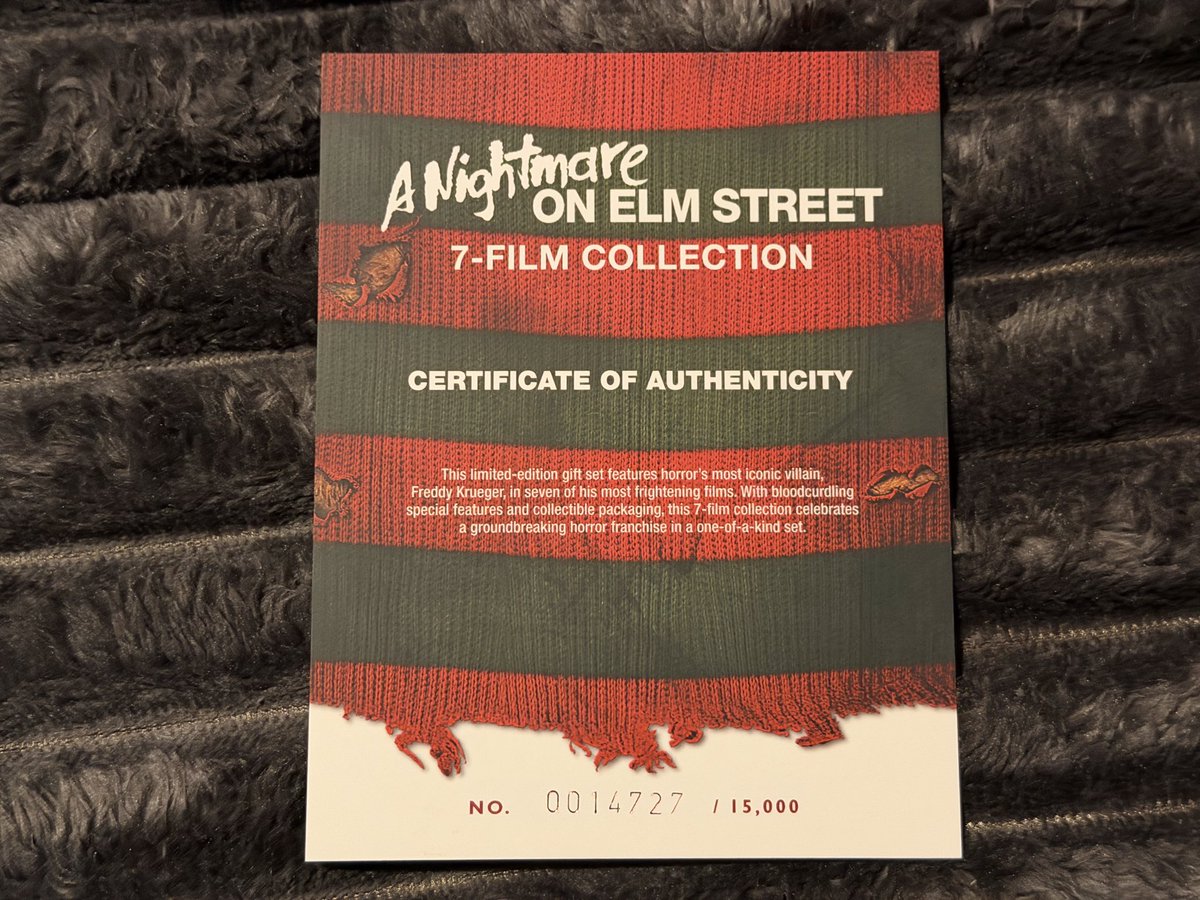 It’s finally here! Feels like a long time since I preordered this bad boy! Such a beautifully crafted collectors steelbook boxset. Couldn’t be happier! Cheers <a href="/zavviuk/">Not a company</a> it arrived in perfect condition. <a href="/warnerbros/">Warner Bros.</a> <a href="/WarnerBrosUK/">Warner Bros. UK</a> #ANightmareOnElmStreet #anos