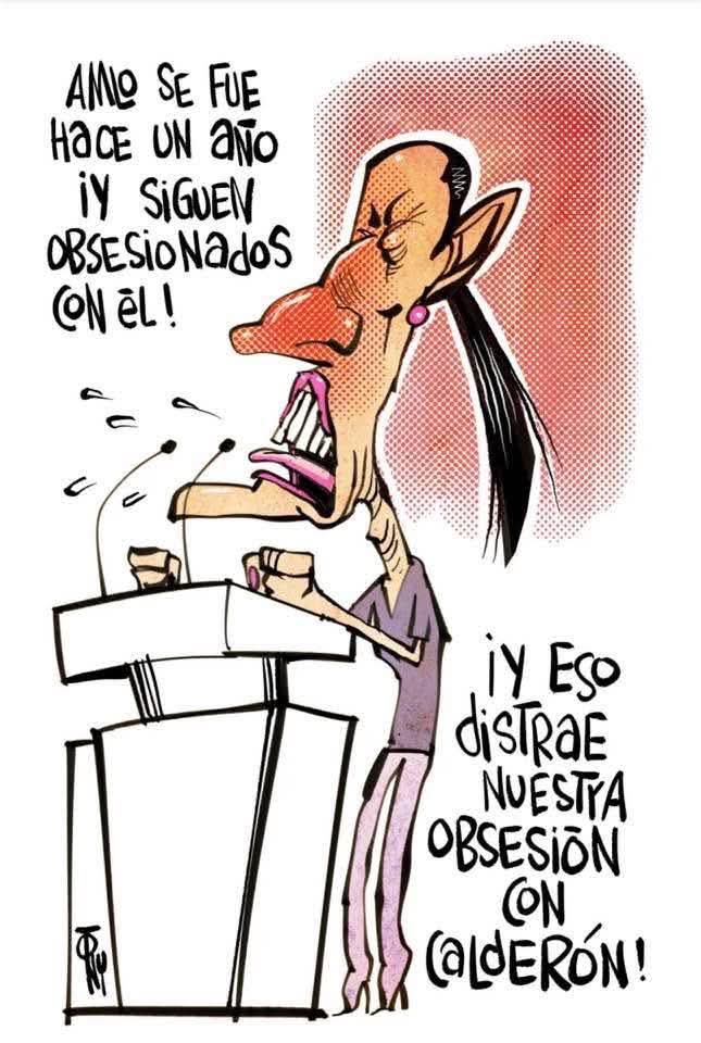 A la señora la pusieron para hablar de otros.
Culpar a otros.
Exprimir a la gente.
Y para asegurar que todos los suyos sigan robando.

Hagan un recuento de estos 7 años y verán que la mayor parte de las propuestas y acciones son solo para robar más y protegerse.

Y los defienden.