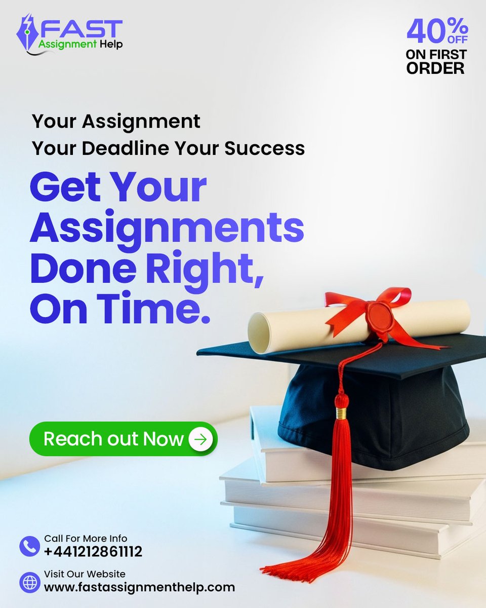 fastassignmenth's tweet image. Your assignment. Your deadline. Your success.
We know the pressure — multiple tasks, tight schedules, high expectations.
We deliver quality on time, every time.
No stress. Just results.
#AssignmentHelp #EssayHelp #StudyMotivation