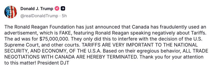πππππ‘ π ππ‘π βπ§  (@0xchainmind) on Twitter photo π¨BREAKING:
TRUMP JUST SAID THAT TARIFFS ARE βACTUALLY GOOD FOR THE ECONOMY AND THE U.Sβ
IS IT BULLISH OR BEARISH? π¨BREAKING:
TRUMP JUST SAID THAT TARIFFS ARE βACTUALLY GOOD FOR THE ECONOMY AND THE U.Sβ
IS IT BULLISH OR BEARISH?