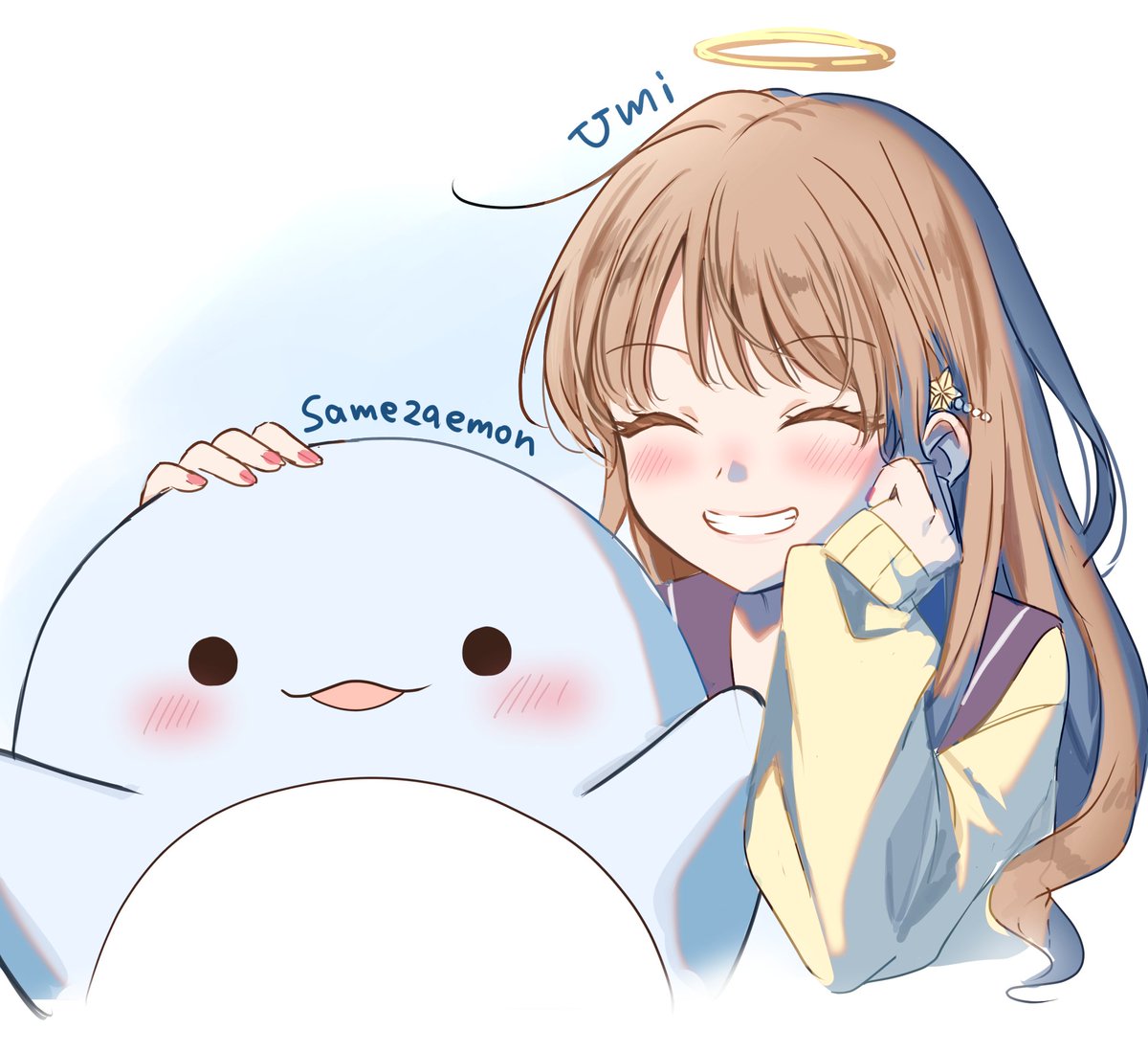 🦈👼
#創作 #イラスト #illustration