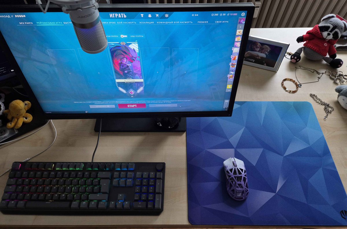jadeVLRNT's tweet image. New @ENDORFYglobal Keyboard and Mousepad looking good on my desk and also feel smooth to play with🥰

#aufgehtsattax #add
