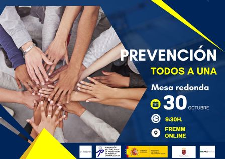 📷 @AMprev participará activamente en la 𝗖𝘂𝗺𝗯𝗿𝗲 𝗱𝗲 𝗣𝗿𝗲𝘃𝗲𝗻𝗰𝗶𝗼́𝗻 𝗟𝗮𝗯𝗼𝗿𝗮𝗹 𝗙𝗥𝗘𝗠𝗠, organizada por la <a href="/fremm_es/">FREMM</a> y que se celebrará el 30 de octubre de 2025, tanto presencial como en línea. ⁣

📷 𝗠𝗮́𝘀 𝗶𝗻𝗳𝗼𝗿𝗺𝗮𝗰𝗶𝗼́𝗻 → goo.su/p6C3