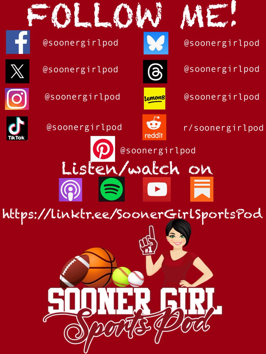 soonergirlpod's tweet photo. 📲#FollowMeFriday @soonergirlpod on all platforms#helpmegrow https://t.co/RkqcoStCRA