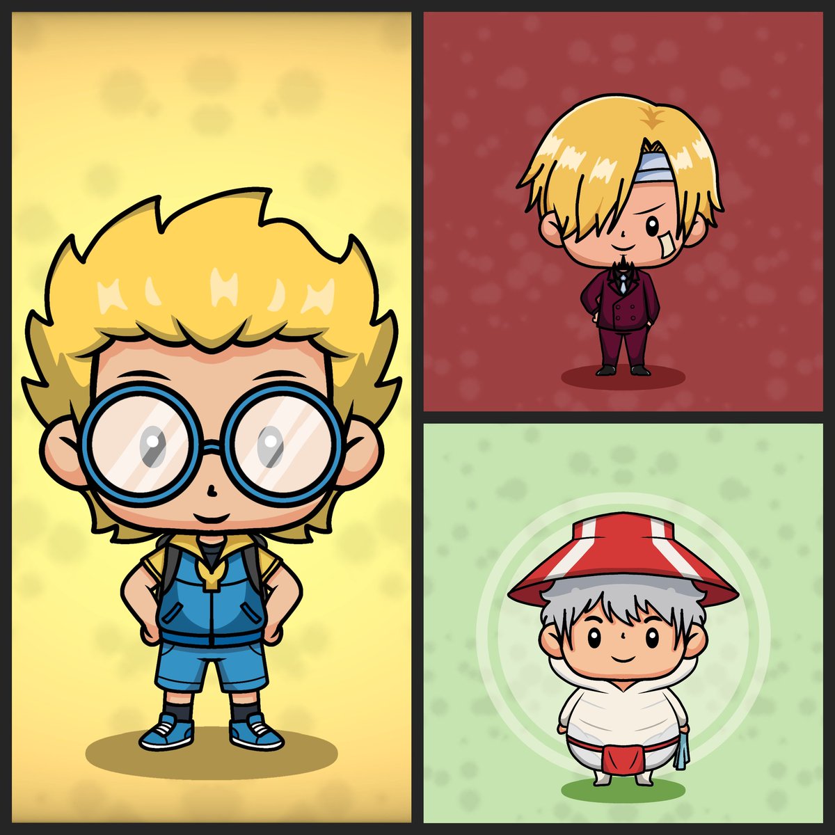 CatsNFT011's tweet image. 🎁BUY AND GET FREE CUSTOM🎁
Good morning, #XRPCommunity! Start your day with big smiles and fun ideas! Join hands, share dreams, and grow with #XRP!! 🐱🤩✨️
ONLY 3 CHIBIS LEFT 
Clemont ☄️ Sanji 🤵Radish Spirit 🍄 
🏷 xrp.cafe/collection/xrp…
 #XRPCommunity #xrp #xrphasnfts #art