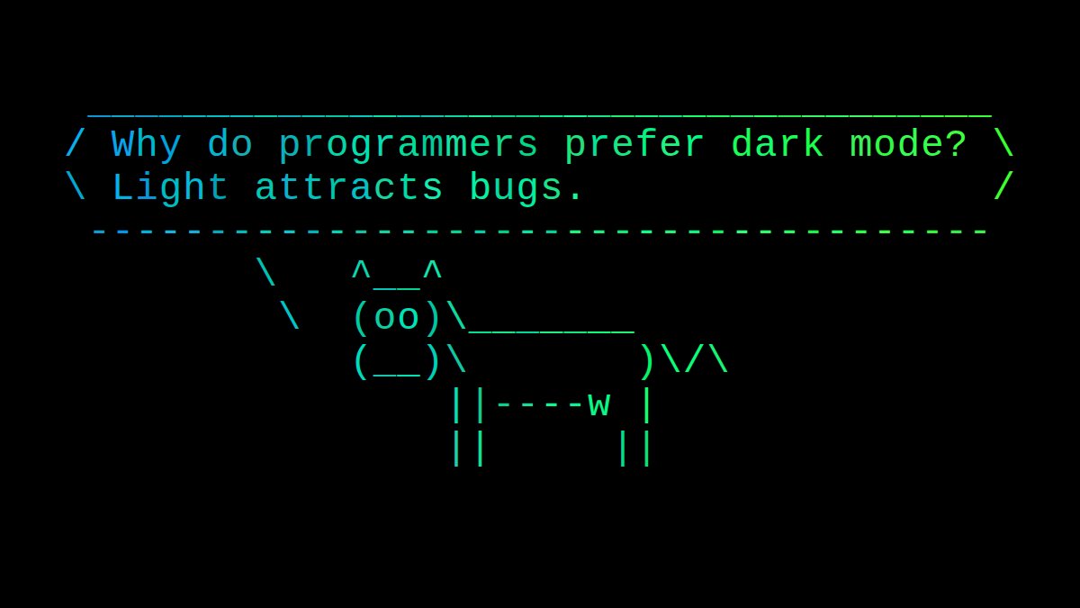 cowsayco's tweet image. #tech #dev #coding #devmemes #developers #devjokes #codinglife