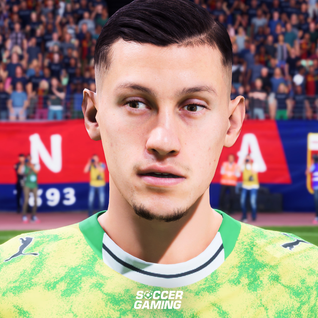 SoccerGaming's tweet photo. 🆕 Serie A star heads in #FC26 👇

🇮🇹 Patrick Cutrone (Parma)
🇨🇭 Remo Freuler (Bologna)
🇮🇩 Jay Idzes (Sassuolo)
🇵🇹 Vitinha (Genoa) https://t.co/fqHgSSmV8g