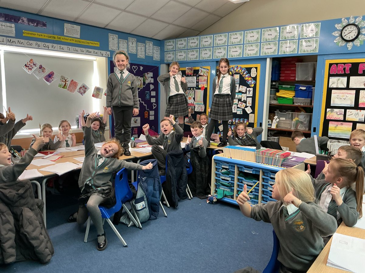 GrosvenorParkPr's tweet photo. Well done to this week’s badge winners in Class 6! 👏👏 https://t.co/vCqNiujiIO