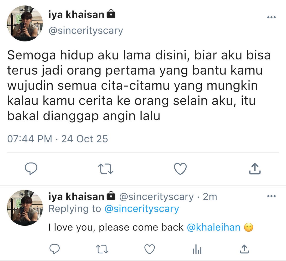 kittycharoenrak's tweet photo. Abraham Khaisan, semoga kamu senantiasa menang, dalam setiap peperangan yang berusaha menghapus namamu dari sana. https://t.co/9FR2uOUHer