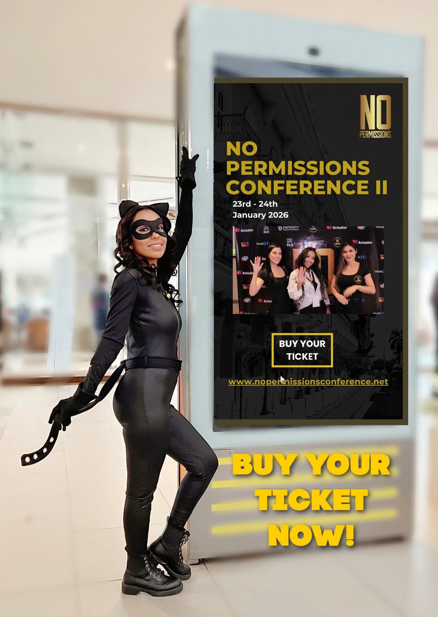 AnabellHilarski's tweet photo. No Permissions Conference 2026 is coming soon!

Join us for an unforgettable experience filled with:
✅ Transformative keynotes and panels
✅ Global networking opportunities
✅ Workshops on digital freedom, business growth, and innovation

📷 Tickets are live now — secure yours before they’re gone!
https://t.co/TDndnDvKLR

#NoPermissions #Conference2025 #CreatorsUnite #InnovationWithoutLimits