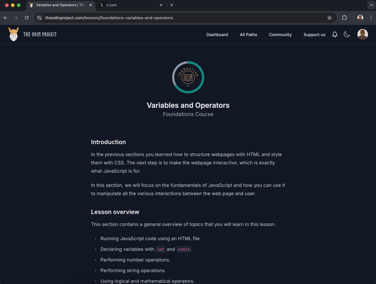 brian_landinCRO's tweet image. My first time learning JavaScript.  

#buildinpublic #DeveloperCommunity #saasbuilder #theodinproject