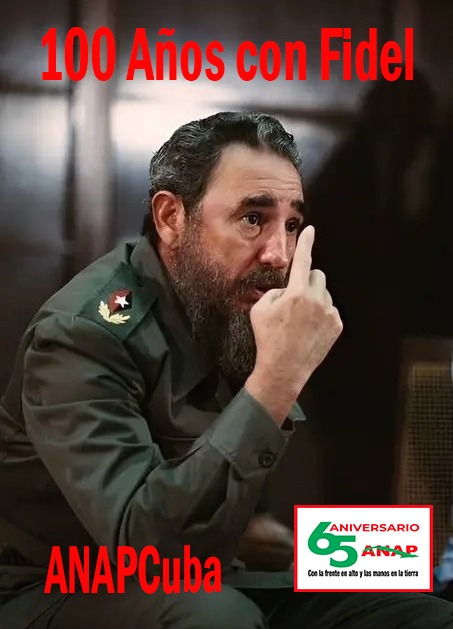 #FidelPorSiempre “La Revolución debe aspirar a tener la amistad y la simpatía de todos los pueblos del mundo; la Revolución debe aspirar a tener relaciones comerciales con todos los pueblos del mundo.”
#100AñosConFidel
#ANAPCuba