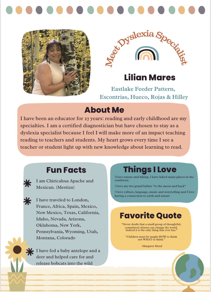 MTapia_CI's tweet image. 📣Today, the spotlight shines on our District Dyslexia Specialists Team! 💙 We work tirelessly behind the scenes to support our VIPs & campuses with training, guidance, and ongoing PD to empower Providers & strengthen instruction for students! 🤗📚💕 #TeamSISD #SPEDStrong #ALLIN