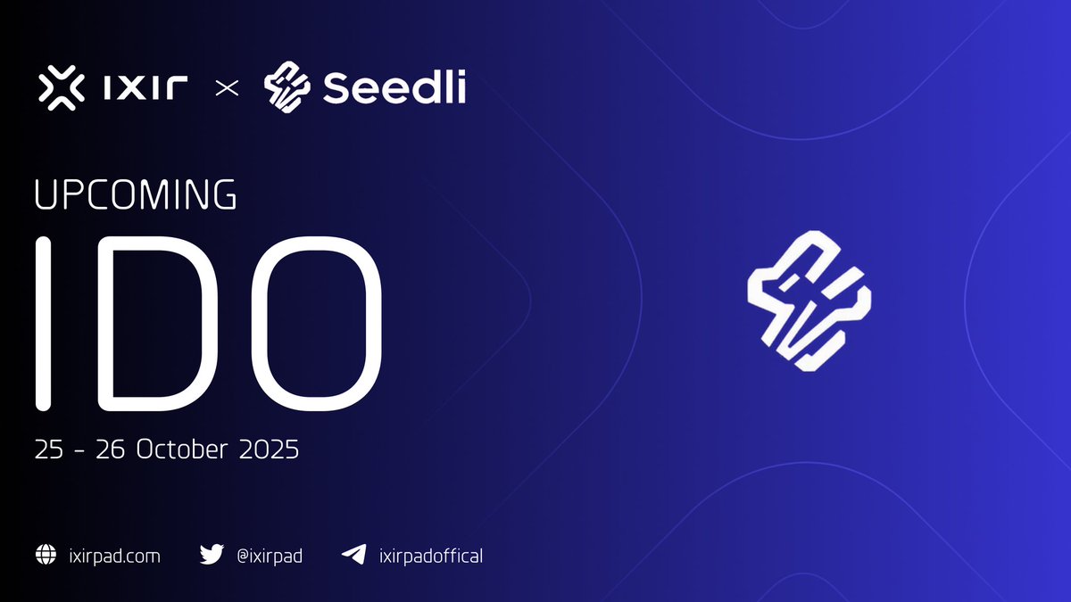 🔥🔥Details of our upcoming <a href="/SeedliCapital/">Seedli Capital</a> IDO 🚀🚀

It starts 25 October. Don't forget to set the time.
👇
🔸Genesis Round 
Start: 25 Oct. 07:00 UTC 
End  : 25 Oct. 09:00 UTC

🔸Two Year Stakes Tier Round 
Start: 25 Oct. 09:00 UTC 
End  : 25 Oct. 21:00 UTC

🔸ALL Stakes Tier