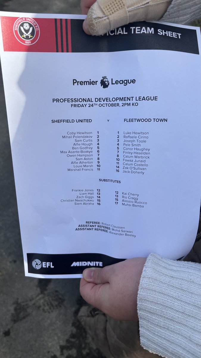 Ground 655 - <a href="/sufcdevelopment/">Sheffield United Development</a> vs <a href="/AcademyFTFC/">Fleetwood Town Academy</a> - Professional Development League #groundhopping ⚽️⚽️⚽️⚽️