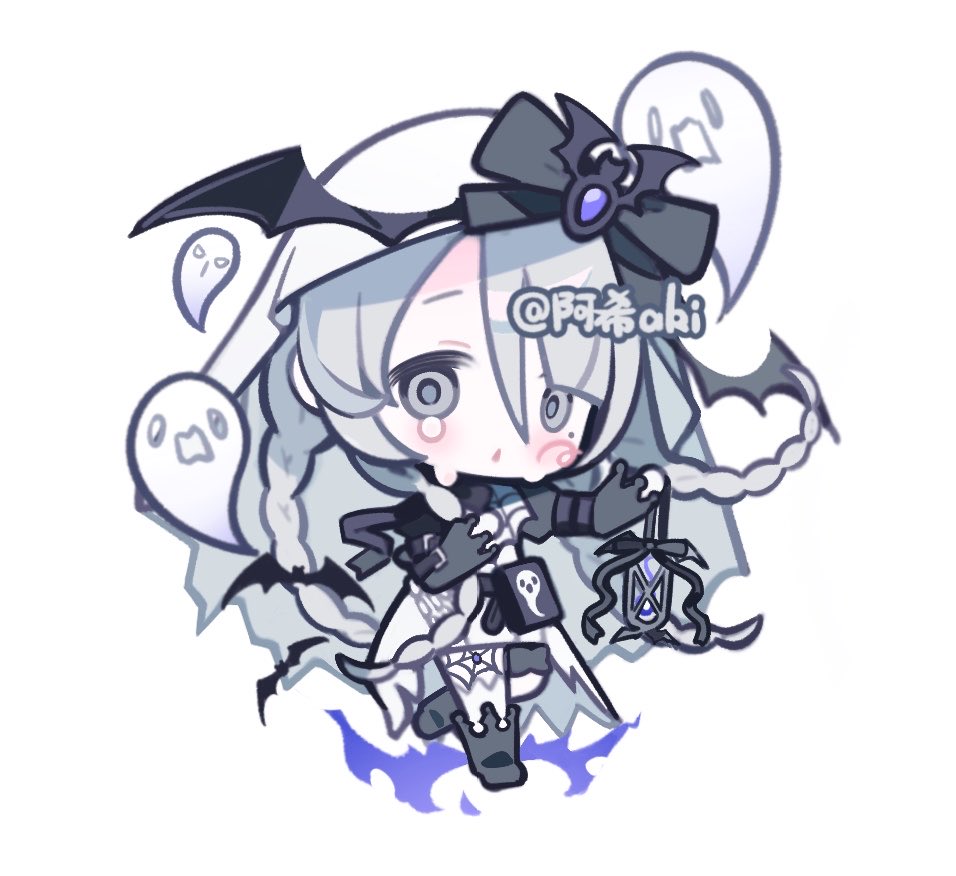 阿希的万圣节装扮👻
#oc