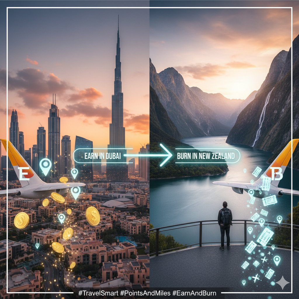 ChFrameworkOff's tweet image. Smart travel planning isn&apos;t just about where, but how. ​Every trip has one of two goals:

​Earn Trip: Pay cash, strategically stack points.

​Burn Trip: Redeem those points for high-value redemptions.

For eg. ​Use this year&apos;s Dubai trip (earn) to fund next year&apos;s New Zealand…