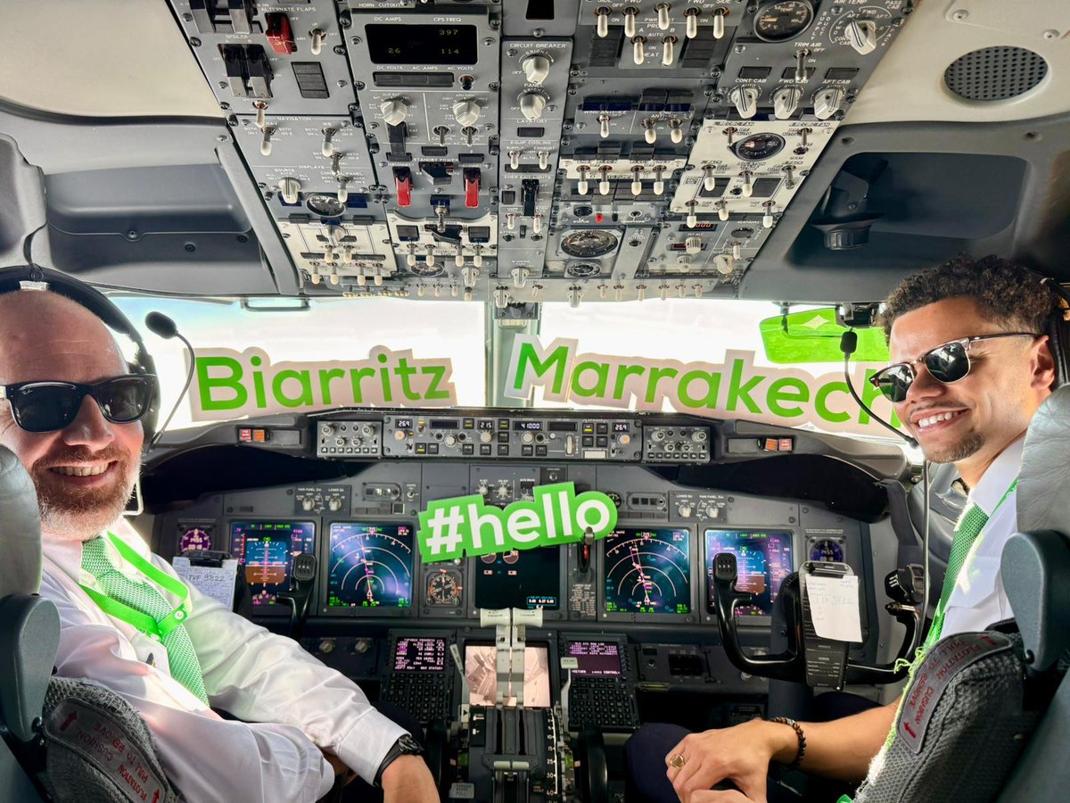 transaviaFR's tweet image. Marrakech s’invite au départ de Lille, Biarritz et Deauville ✈️
Merci aux équipages 💚