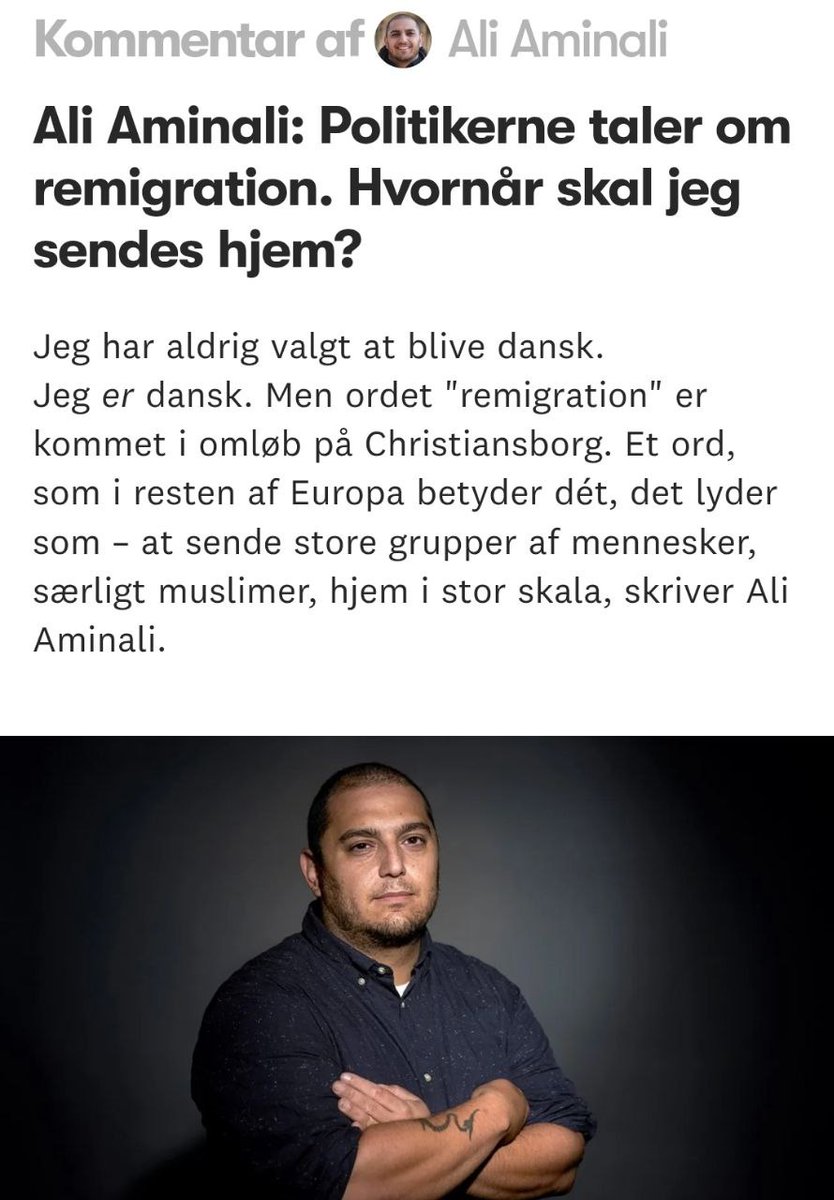 jonaszusc's tweet image. @aliaminali05 stiller de rigtige spørgsmål! Hvis man vil have svaret, på dette særdeles relevante spørgsmål, kan man læse min kronik &quot;Remigration i praksis&quot; i kommentarer. 🫡