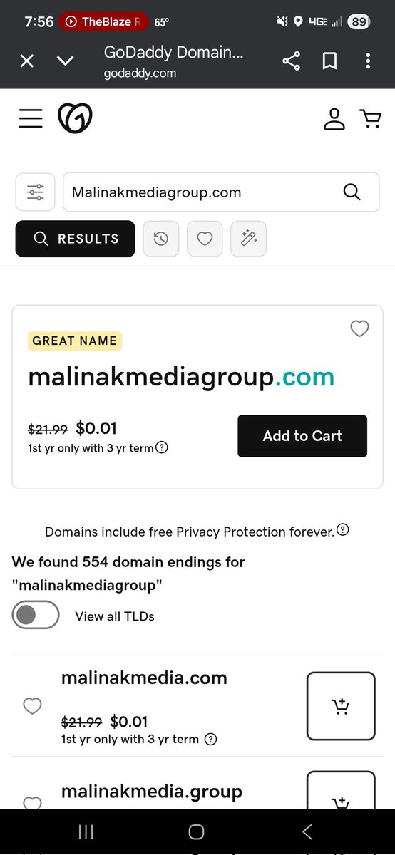 This high premium for <a href="/KeithMalinak/">Just Because Keith Malinak</a>'s media empire domain feels like a strong indicator of his "media prowess". #PutThatInYourPipe