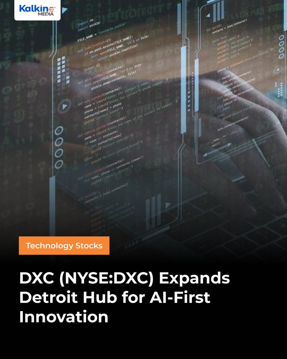 KalkineUSA's tweet image. DXC Technology is scaling up its AI-first innovation footprint in Detroit, opening a new hub to collaborate with employees, partners and customers on next-gen tech. 🚀
zurl.co/fuZid 

#DXC #AIInnovation #DetroitTech #EnterpriseAI #NextGenTech #DigitalTransformation