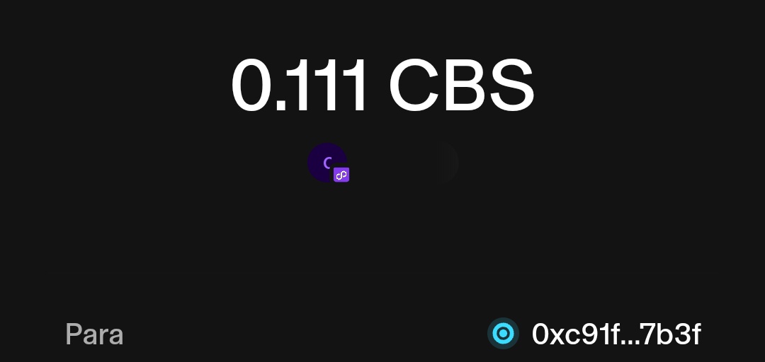 CaribbeanCBS's tweet image. Congrats! You just received $CBS from our official Airdrop 🚀
Welcome to the decentralized revolution powered by Caribbean Company Services 🌐💜
#CBS #CryptoCommunity #Airdrop