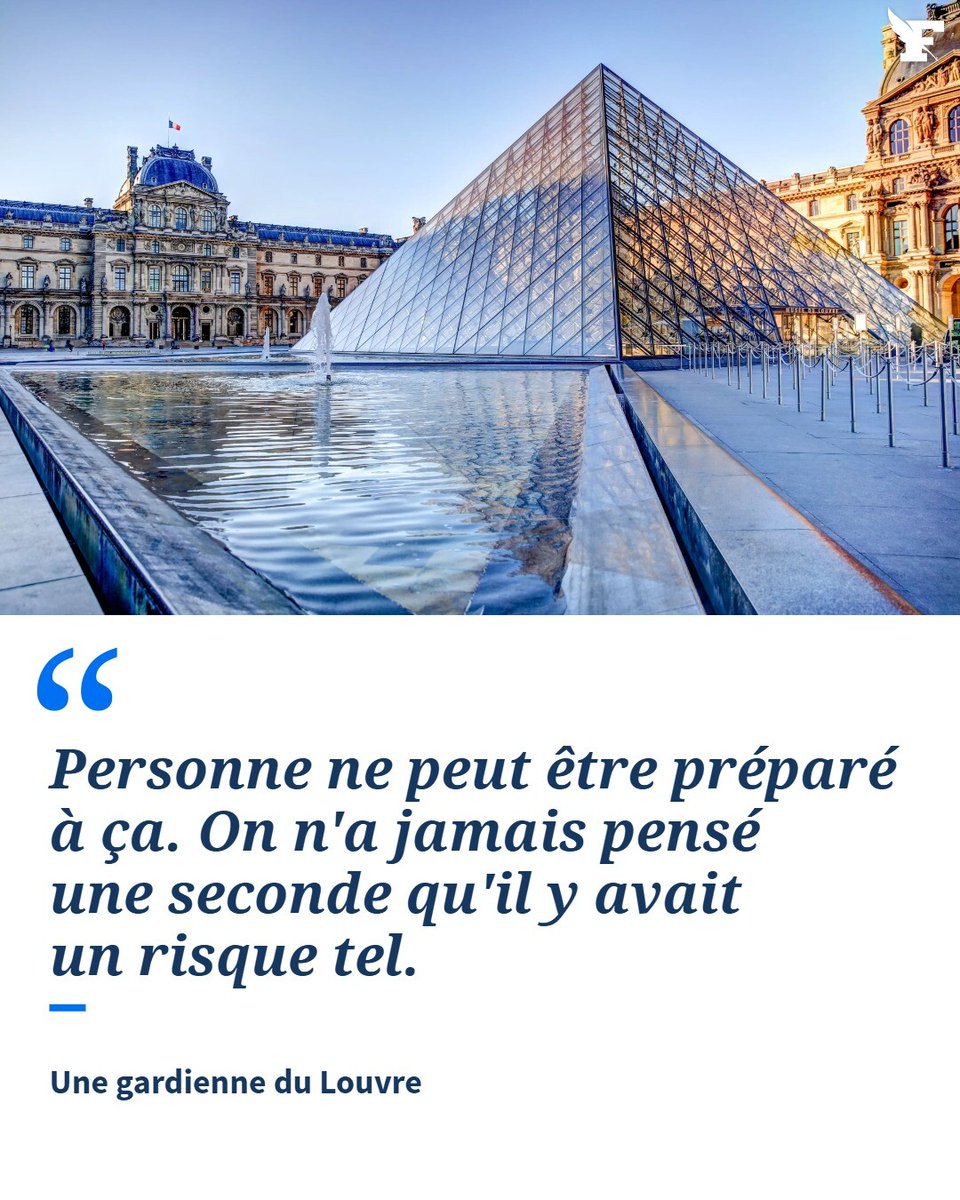 Le_Figaro's tweet photo. Une gardienne raconte le spectaculaire cambriolage du Louvre. →https://t.co/Rr6Beh636r https://t.co/SfcC7uZFrX