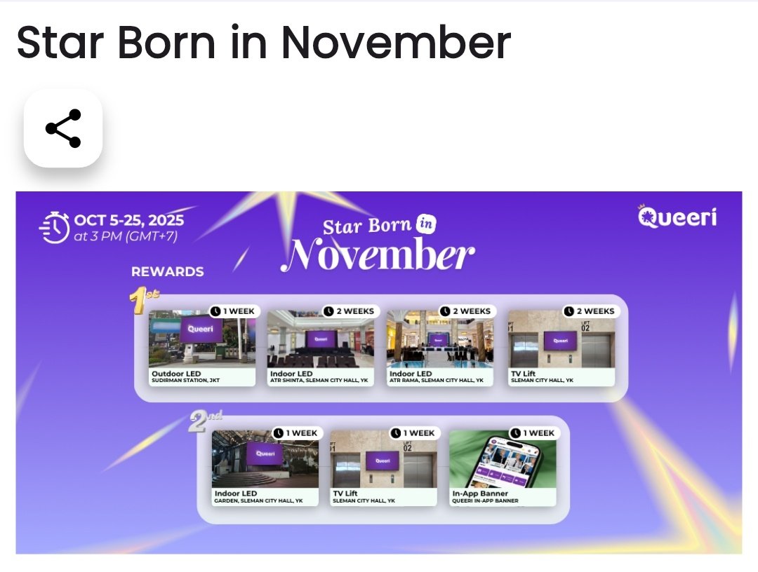 🚨 HELP RT 🚨

- QUEERI LAST MASS VOTING SCHEDULE -

Tomorrow, 25 Oktober 2025
Sesi 1 : 09.00 - 11.00 WIB/ 11.00 - 13.00 KST
Sesi 2 : 13.00 - 15.00 WIB/ 15.00 - 17.00 KST

Tolong bantu sebarkan ini dan siapkan amunisi kalian!

#FromLilsunsForChenle
#CHENLE #천러 #NCT #NCTDREAM