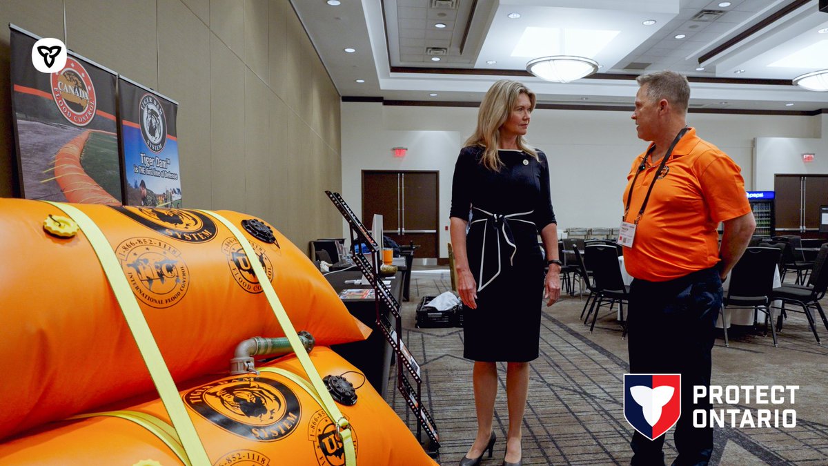 PreparedON's tweet image. “Now more than ever, we must be ready for anything.”

Minister Dunlop and Deputy Minister Pegg spoke at @OntarioDEMCON connecting with delegates to share knowledge and training opportunities to #ProtectOntario now and in the future.

Thank you for having us #DEMCON!