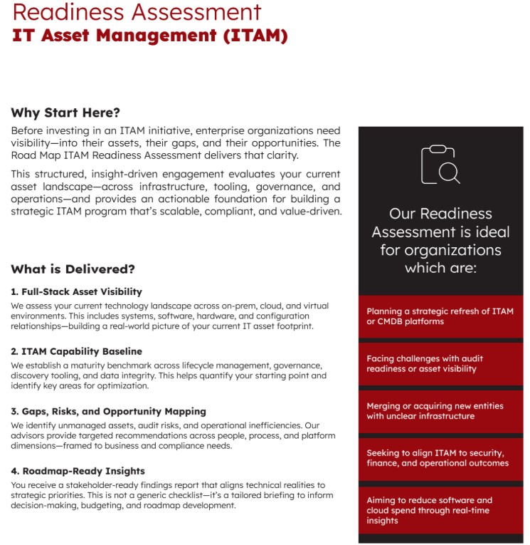 RoadMapTech's tweet image. 🚀 Level up your ITAM strategy with ITAM Scalability! 🌟 Whether you&apos;re dealing with legacy servers or diving into cloud-native containers, ITAM has your back every step of the way. Let&apos;s grow together! #ITAM #TechTransformation #RoadMapTechnologies #ScaleUpSuccess ⭐