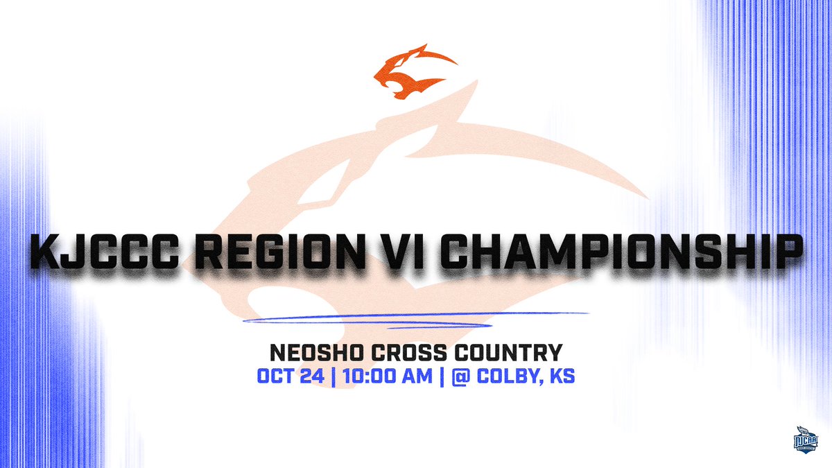 GoNeosho's tweet photo. It’s Championship week! 🏃♀️🏃♂️ Neosho Cross Country competes at the KJCCC Region VI Championship in Colby, KS at 10 AM! Let’s go, Panthers! 🖤🧡
#GoNeosho #PantherPride #NeoshoCrossCountry #KJCCC #RegionVI #NJCAA #PantherNation https://t.co/shM976E2zK