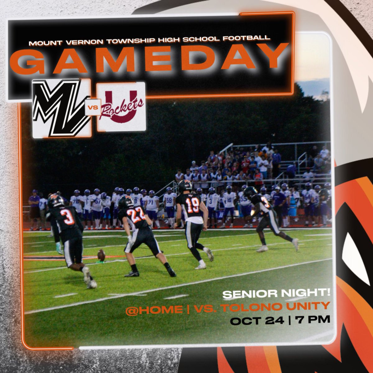 Come Support Rams Football for Senior Night Tonight 
@7PM