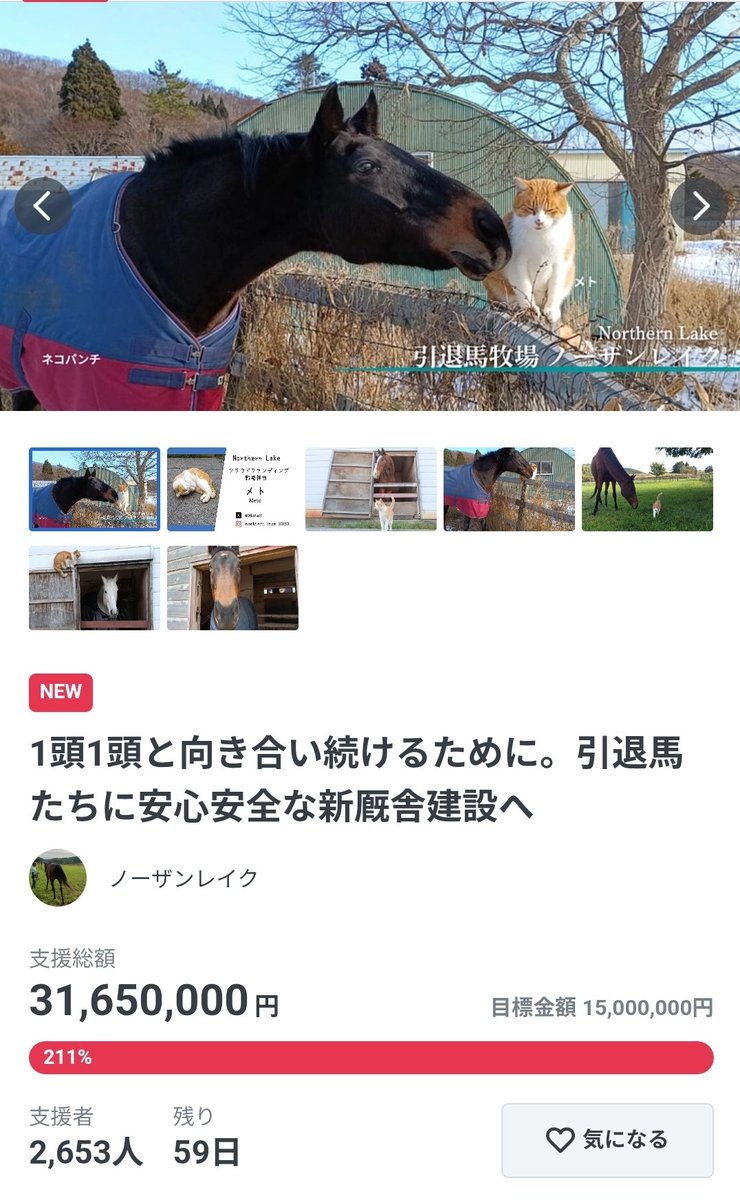 15M JPY was the minimum cost to build the new stables. However, due to the overwhelming support and hitting the set donation of 15M JPY in just ~4 hours, the extra funds can be used to build more facilities for the farm.

The current donation is at 31M JPY. 🥹