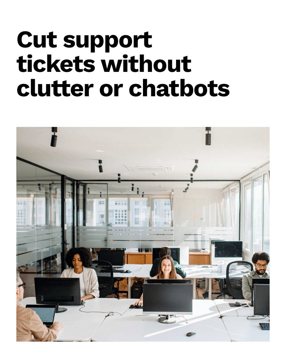 HelpShelf's tweet photo. Support that feels native, not intrusive. HelpShelf turns docs into instant answers inside your product. No chatbots, no clutter—just smart AI helping users help themselves. Cut tickets, keep your product clean, and let your team focus on building. https://t.co/cglVMc06fg