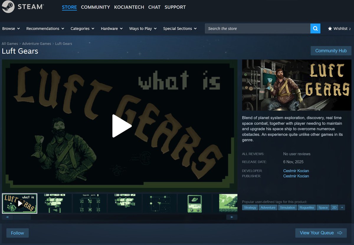 KocianTech's tweet image. From Game Boy to STEAM !

Coming soon...

#gameboy #steam #console #steamdeck #pixel #retro #retrogame #indiedev #homebrew