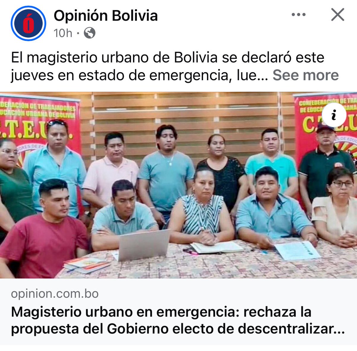 miguelcgangel's tweet photo. Todos estos grupos que se oponen a:
- Descentralizar
- Privatizar
- Reducir ministerios
- DEA
Son el cancer de Bolivia 🇧🇴
Y algunos de ellos son terroristas.
Se los debe tomar como enemigos del país y del desarrollo. https://t.co/IAosJUrQLZ