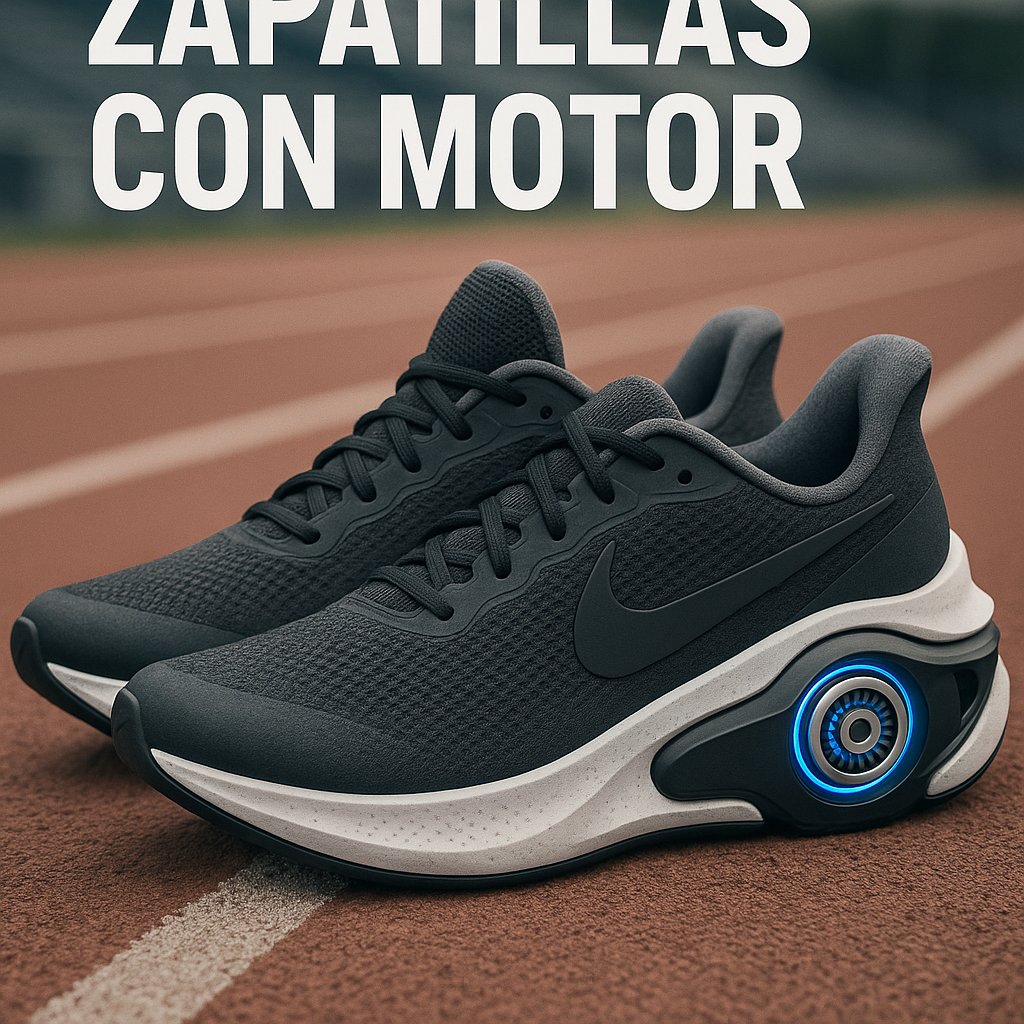 see4tech's tweet image. ¡Nike revoluciona el deporte! Con zapatillas motorizadas inspiradas en exoesqueletos, ahora correr y caminar es más fácil y rápido. Perfectas para corredores y para moverte por la ciudad. #NikeInnovación #TechEnCalzado #ProjectAmplify #InnovaciónDeportiva