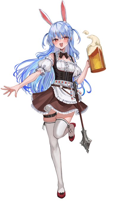 団長ディアンドル衣装ぺこーら💕
#いいニーハイの日 