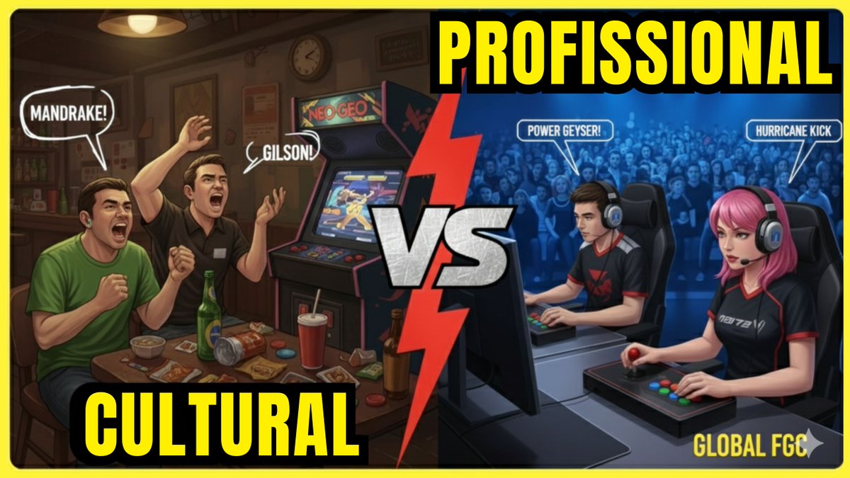 ✂ DESABAFO - Escolhas e Consequências: o Cultural VS o Profissional na FGC Brasileira!

youtu.be/t5RLb04QDcg

Num dia com dor no rosto, me provocaram e eu caí, exagerei, mas talvez lá no fundo, tenha um pouco de razão... Corte em que comento sobre um dos motivos da falta de