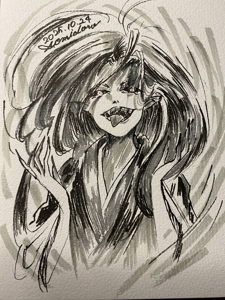 #inktober #kuretake_inktober2025
#インクトーバー2025
Day 24.