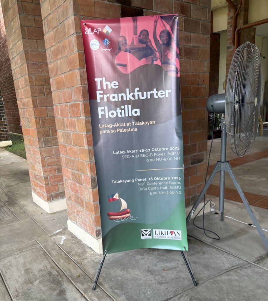 There are Ateneo students (You know, the trademark burgis, ‘out of touch’ writers) who are against Frankfurt Book Fair; you have no excuse