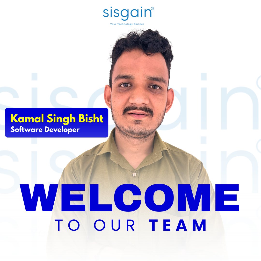 spectrum1995's tweet image. Excited to welcome Kamal Singh Bisht to Team SISGAIN! 💻
A passionate software developer bringing innovation, creativity, and expertise to build smarter digital solutions. 🚀
#teamsisgain #softwaredeveloper #techinnovation #digitaltransformation #aitechnology #welcomepost