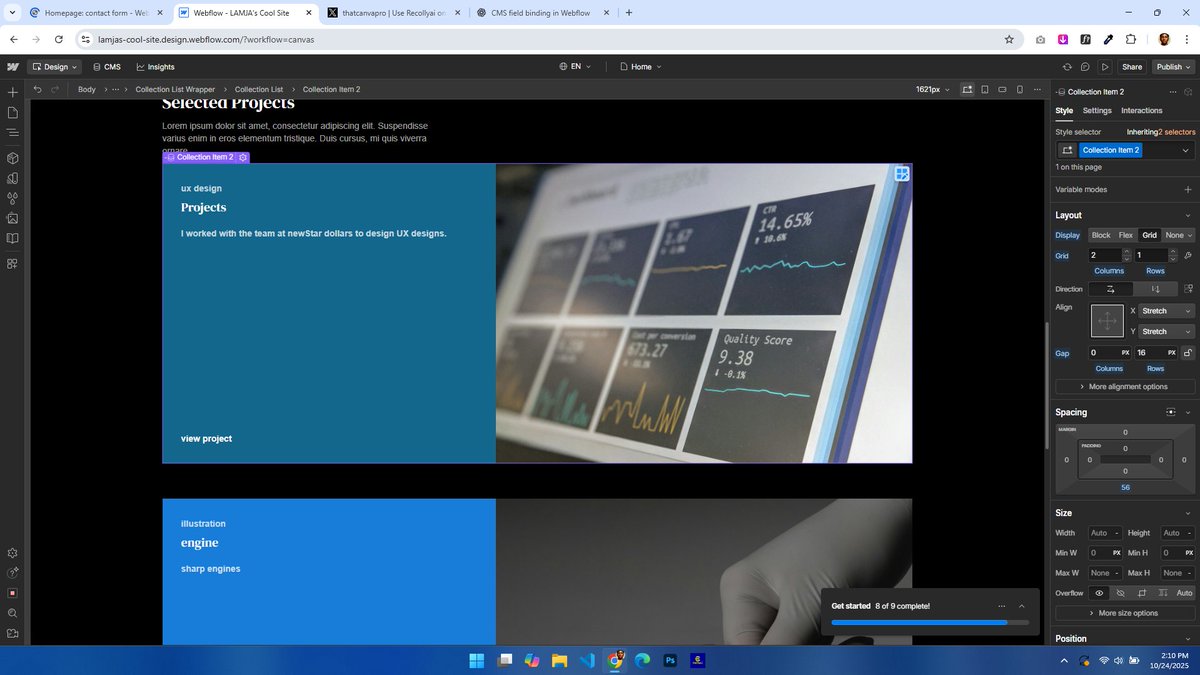 favour_ja's tweet image. clients projects section✅
#WebflowChallenge