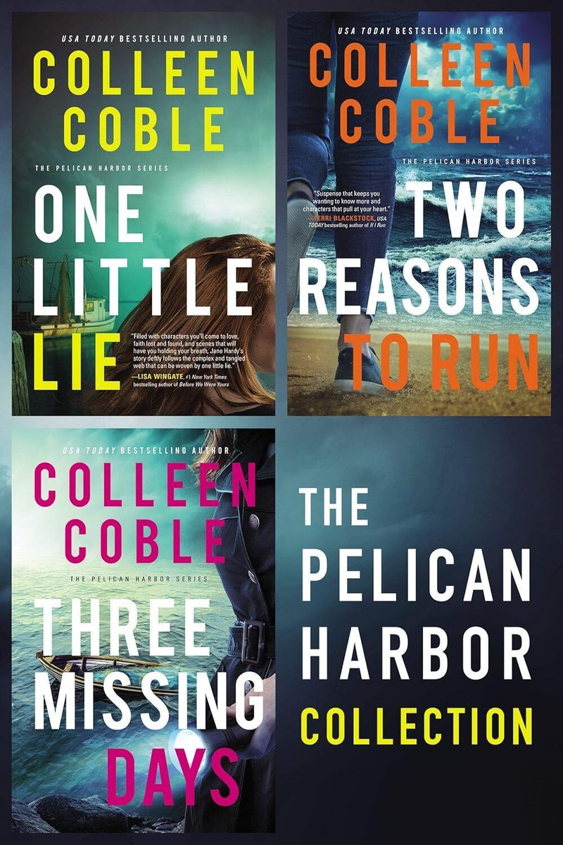 christianbookde's tweet image. $2.99 | The Pelican Harbor Collection: One Little Lie, Two Reasons to Run, Three Missing Days (The Pelican Harbor Series) Kindle Edition
by Colleen Coble 
amzn.to/4iq9OiV 
#kindledeals #ad

@colleencoble