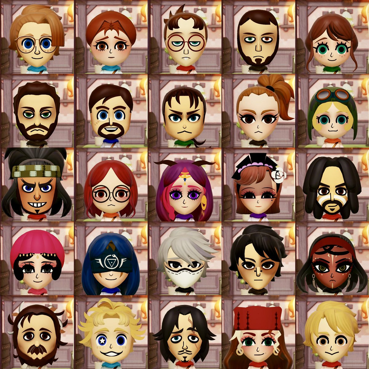 SWoyu's tweet image. #限界荘園Miitopia 

第五人格Mii全員制作しました🏋️‍♂️
サバイバー：幻灯師🎞まで
ハンター　：女王蜂🐝まで
限界です！！

トモコレ新作も出るし、キャラ追加もしばらくないと思うので、これがラスト更新かな？
データ持っていけるといいな〜！
Miitopia自体も神ゲーなので是非。

コード【 3M1NF9G 】